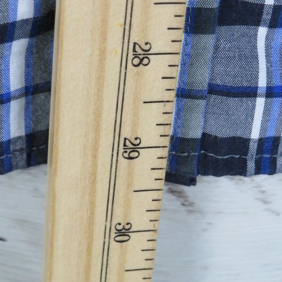 VESE* Men's Short Sleeve Button Down Double Chest Pocket Shirt~ Size Large - Picture 7 of 8
